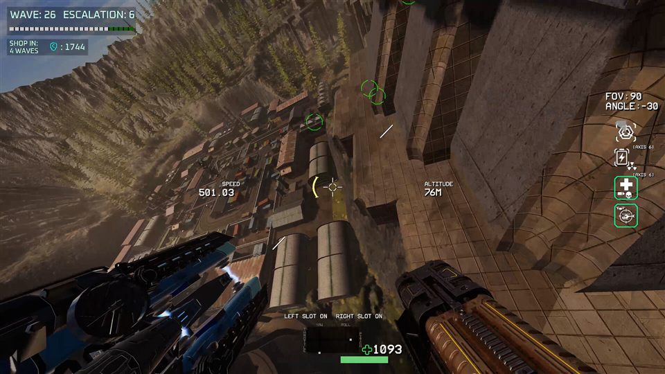 Screenshot aus Firehawk: FPV Drone Shooter