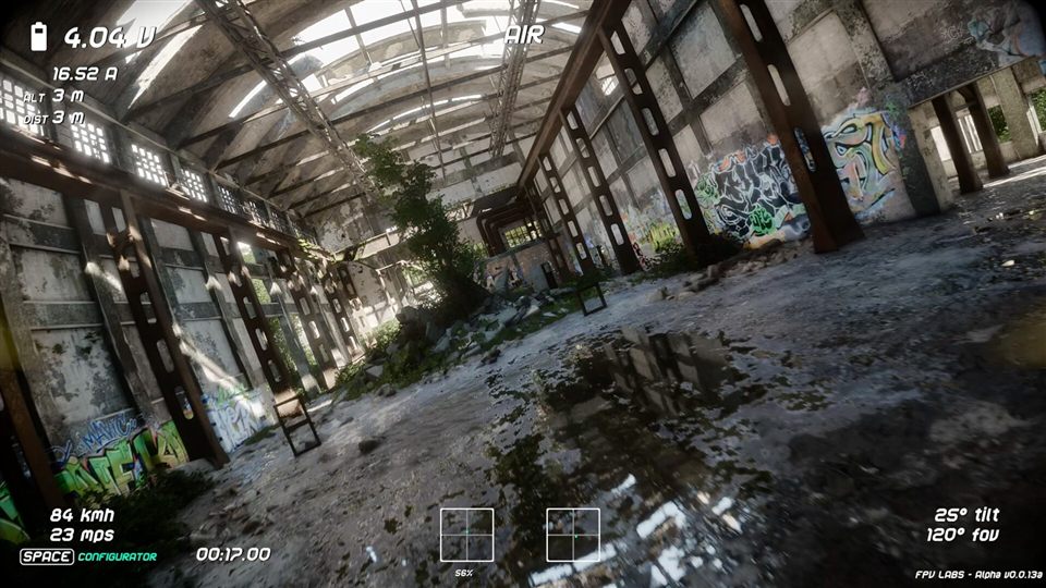 Screenshot aus FPV Labs – Drone Simulator
