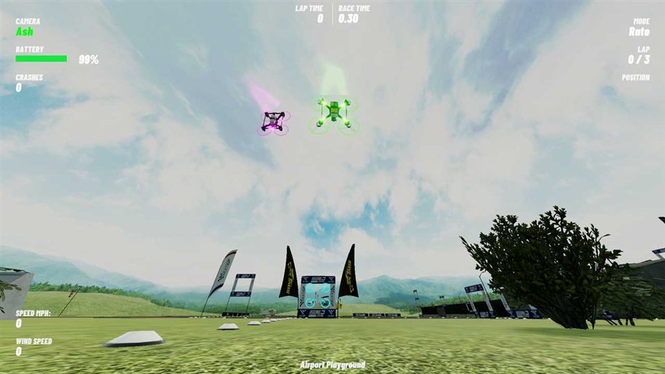 Screenshot aus VelociDrone